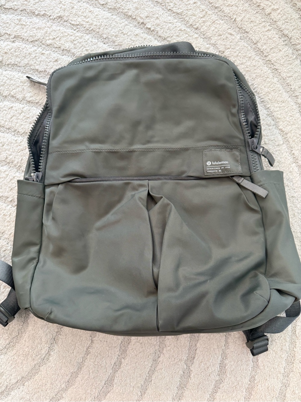 lululemon athletica Unisex Grey Backpack